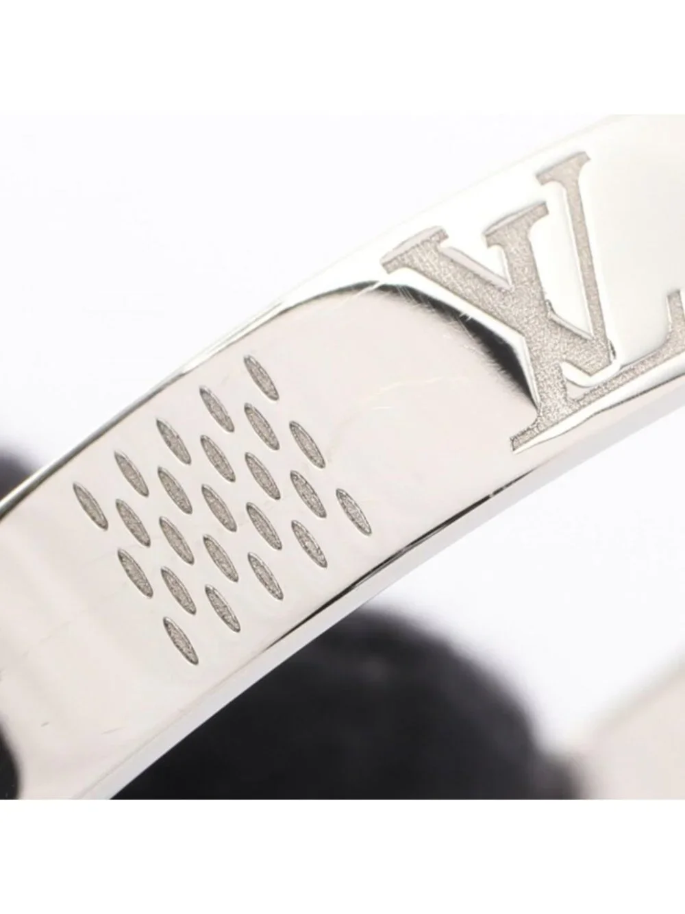 Louis Vuitton Bracelet Bangle Damier Heritage Stainless Steel